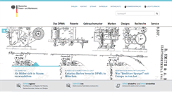 Desktop Screenshot of dpma.de